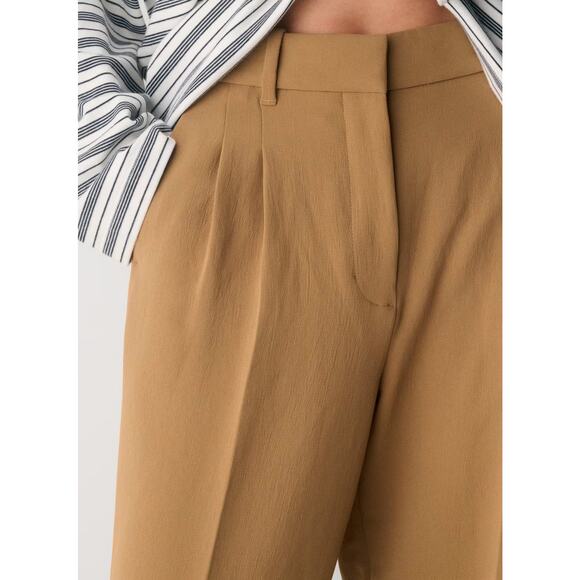 Sz 6 Aritzia The Effortless Pant Crepette Saville HiWaist WideLeg Japan Trouser - Picture 5 of 11